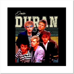 Duran's Musical Odyssey Elegance Retro Nostalgia Tee Inspired by '80s Euphoria Posters and Art